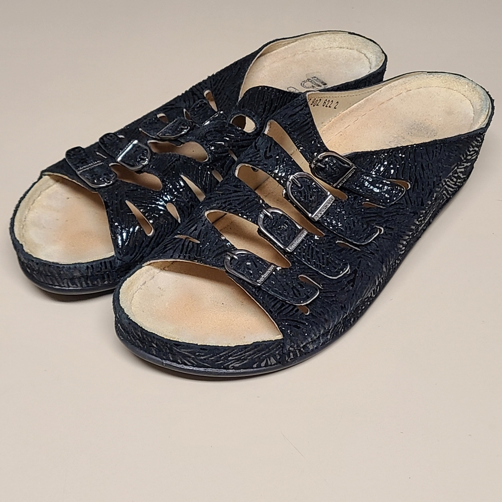 Berkemann Hassel zebra print sandals size 6 - Picture 3 of 9